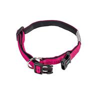 Nobby Collar de Perro de Agarre Suave, 50-65 cm/25 mm, Morado/Negro
