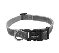 Nobby collar "FULL REFLECT" gris S-M: L: 30-45 cm, B: 15 mm