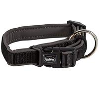 Nobby Collar para Perro Classic Preno, 25-35 cm/15-20 mm, Negro/Gris