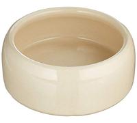Nobby Comedero de cerámica, 250 ml, 12 x 12 x 4,5 cm, Color Crema