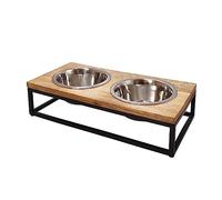 Nobby Comedero Elegante con 2 Cuencos de 48 x 24 x 14 cm; 2 x 1800 ml Aprox