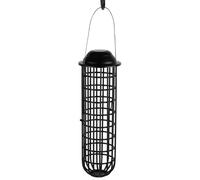 Nobby Comedero Para Aves En Forma De Columna Negro Ø 9,5 X 22,5 Cm Robusto