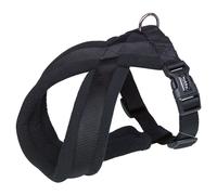 Nobby Comfort Arnés Classic Negro, Acolchado, Ajustable Sin Escalones, Perro