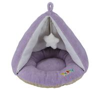 Nobby Comfort Tienda Ovalado Puppy Lila Ø 50x37CM para Cachorros, Lavable 30°
