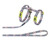 Nobby Conjunto De Gato Oriental De Nylon Ajustable Para Gatos Correa Colorida