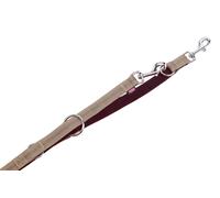 Nobby correa de adiestramiento "Soft Grip" L: 200 cm, B: 10 mm beige / chocolate