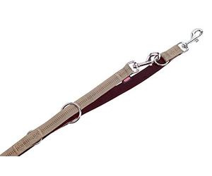 Nobby Correa de Agarre Suave, Color Beige/Chocolate L: 200 cm, Ancho: 25 mm, 1 Pieza