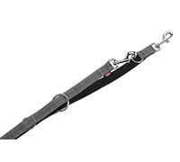 Nobby Correa de Agarre Suave, Gris Oscuro/Negro, L: 200 cm, Ancho: 10 mm, 1 Pieza