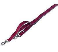 Nobby correa con guía corta "Classic Preno Royal" rojo L: 200 cm; B: 25/35 cm