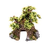 Nobby Cottage - Adornos para Acuario con árbol, 17 x 14,5 x 17,5 cm