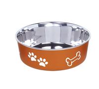 Nobby cuenco de acero inoxidable "FUSION", antideslizante cobre; 20 cm 1,80 ltr