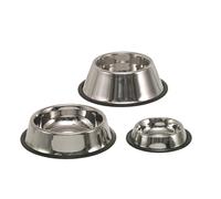 Nobby cuenco de acero inoxidable plano, antideslizante Ø 15,5 cm 0,25 ltr