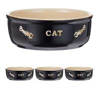 Nobby - Cuenco de cerámica para Gatos, Ø 13,5 cm (Paquete de 4)