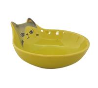 Nobby Cuenco de cerámica para gatos "Kato" verde; Ø 12 x 5,5 cm, 0,15 l