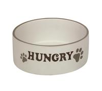 Nobby cuenco de cerámica para perros "HUNGRY" Ø18,0 X 7,0 cm crema