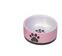 Nobby Cuenco de cerámica "Paw" rosa Ø 14 x 6,5 cm, 0,4 l