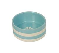 Nobby cuenco de cerámica "Strio" menta/crema; Ø 15,0 x 6,0 cm, 0,60 l