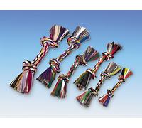 Nobby Juguete de Cuerda, Cuerdas para Jugar 90 g, 2 Nudos, aprox. 29 cm colorido