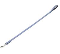 Nobby cuerda "VELOURS" azul claro (Sky); L: 100 cm; B: 18 mm