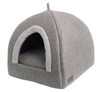 Nobby Cueva Linou Gris 38x38cm Para Perros Con Cojín Reversible Lavable