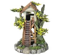 Nobby Decoración Acuática Casa Árbol 12,2x9,2x15,5cm Para Agua Dulce Y Salada