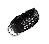 Nobby - Delgado / 78490-05 - Collar de Piel - Negro - 50 mm / 65 cm