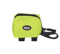 Nobby Dispensador de bolsas de excrementos "RIO" verde neón 7,5 x 4 x 5 cm