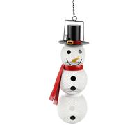 Nobby Dispensador de Pienzo Navidad Muñeco 11 , 5x12, 5x38, 5cm para Aves Blanco