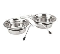 Nobby Doble Cuenco de Acero Inoxidable "SILENT DINER" 2 x Ø 16,5 cm 0,75 ltr. incluye 2 cuencos