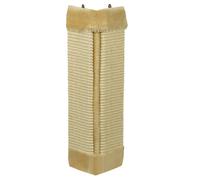 Nobby Esquina De Rascado De Felpa Beige Para Gato Con Superficies De Sisal