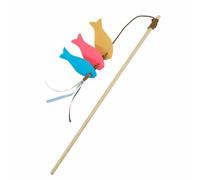 Nobby Fieltro de Peces de ángel con pestaña de Madera: 46 cm, Cinta con Juguete: 90 cm