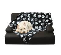 Nobby Fleece Plaid "PIPPA" Classic negro; L x A: 100 x 150 cm