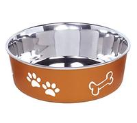 Nobby Fusion - Cuenco de Acero Inoxidable Antideslizante (Cobre, 20 cm, 1,80 L)