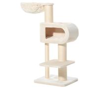 Nobby Gatos Rascador Tove Cream 128 CM Sisal Flexible Iglú Blando 58x48 CM