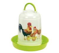 Nobby Happy - Comedero automático para Aves de Corral (plástico, 5 L, diámetro de 27 x 27 cm)
