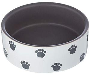 Nobby Hunde Keramiknapf "PATA" creme / grau Ø12,0 X 4,5 cm