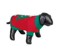 Nobby Jersey para Perros, diseño de árbol de Navidad, Color Rojo y Verde, 45 cm
