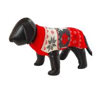 Nobby Jersey para Perros 'Snowflake', Rojo, 45 cm