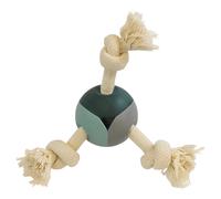 Nobby Juguete para Perro Bola Ø 24CM De Goma Maciza Con Knotenseilen para Perros