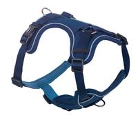 Nobby Komfort arnés "MAILO" azul; S: Pecho: 23-35 cm, Abdomen: 40-55 cm, B: 15 mm