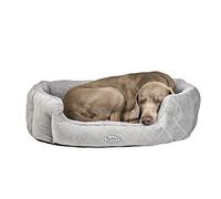 Nobby Komfort Bett Oval CENO Grau/Grau L x B x H: 45 x 40 x 19 cm