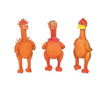 Nobby Latex Figuras "Cool Chicken" tira de 12, 21-22 cm