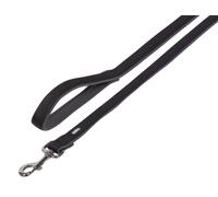 Nobby Leine "Classic Preno" L: 120 cm, B: 20/25 mm negro / gris