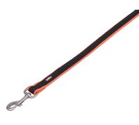 Nobby Leine "Mesh Preno" L: 120 cm, B: 15/20 mm naranja neón