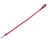Nobby Leine "VELOURS" rojo (Lollipop); L: 100cm; B: 18mm