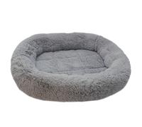 Nobby Matte oval con borde Classic "BIAN" gris claro L x A x H: 98 x 78 x 8 cm