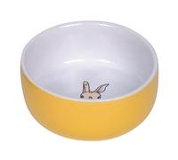 Nobby Nager Cerámica Tazón "Rabbit" amarillo/blanco Ø 11cm x 4,5 cm