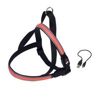 Nobby Noruego Arnes Flash Mesh Rojo Para Perros, Seguro Y Cómodo