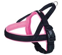Nobby Noruego Arnés Mesh Preno Rosa Para Perros, Ajustable Y Acolchado