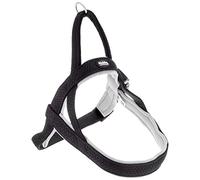 Nobby Norweger Preno - Arnés de malla S-M (L: 38-50 cm + 36 cm; B: 20/25 mm), gris